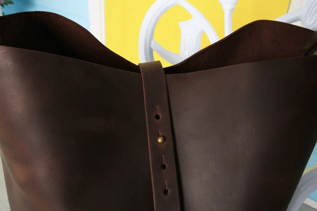 Leather hobo bucket bag purse / FREE personalization