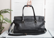 Extra large leather travel bag womens leather duffel bag, large travel tote, women leather bag, lady weekend bag, gym bag for women