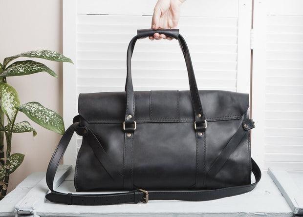 Extra large leather travel bag womens leather duffel bag, large travel tote, women leather bag, lady weekend bag, gym bag for women