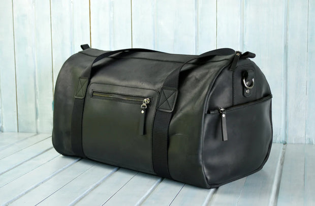 Leather sport bag, big gym travel bag, leather duffle bag, boxer bag, overnight weekend bag, personalized bag for men, monogramed bag