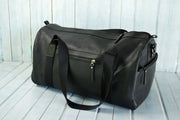 Leather sport bag, big gym travel bag, leather duffle bag, boxer bag, overnight weekend bag, personalized bag for men, monogramed bag