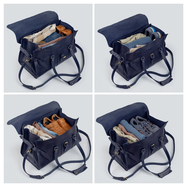 Duffle men's overnight bag, weekender bag for men, leather duffle bag, unisex bowling bag, carryon travel bag, leather handbag from stasukan