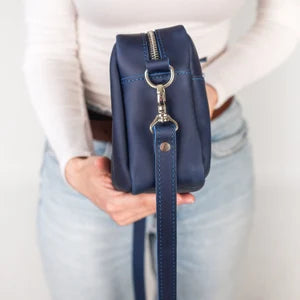 Genuine Leather Crossbody Bags with Zipper | Handmade Leather Crossbody Festival Bag | Leather Bag with Engraving | Personalization Bag