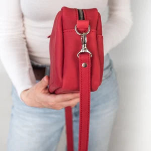 Genuine Leather Crossbody Bags with Zipper | Handmade Leather Crossbody Festival Bag | Leather Bag with Engraving | Personalization Bag