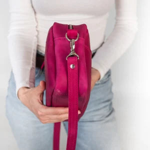 Genuine Leather Crossbody Bags with Zipper | Handmade Leather Crossbody Festival Bag | Leather Bag with Engraving | Personalization Bag