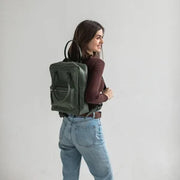 Classic and Durable Leather City Backpack - Perfect for Everyday Use - Handcrafted with Style and Functionality - Urban City Backpack