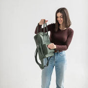 Classic and Durable Leather City Backpack - Perfect for Everyday Use - Handcrafted with Style and Functionality - Urban City Backpack