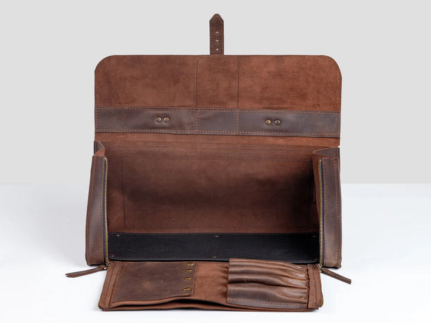 Leather work bag for barber Tool storage bag, Brush Organizer, Dopp Kit Travel Bag, Gifts for Him,