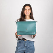 Genuine Leather Crossbody Bag with Pockets | Personalization Shoulder Bag for Everyday Use, Work, and Travel | Bag with Adjustable Strap