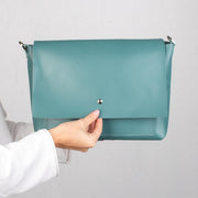Genuine Leather Crossbody Bag with Pockets | Personalization Shoulder Bag for Everyday Use, Work, and Travel | Bag with Adjustable Strap