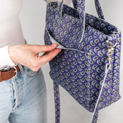Handmade Leather Mini Tote Bag with Outside Pocket | Personalization Women's Tote Bag | Handcrafted Leather Shoulder Bag | Leather Women Bag