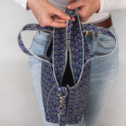 Handmade Leather Mini Tote Bag with Outside Pocket | Personalization Women's Tote Bag | Handcrafted Leather Shoulder Bag | Leather Women Bag