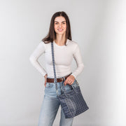 Handmade Leather Mini Tote Bag with Outside Pocket | Personalization Women's Tote Bag | Handcrafted Leather Shoulder Bag | Leather Women Bag