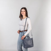 Handmade Leather Mini Tote Bag with Outside Pocket | Personalization Women's Tote Bag | Handcrafted Leather Shoulder Bag | Leather Women Bag