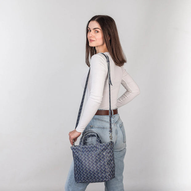 Handmade Leather Mini Tote Bag with Outside Pocket | Personalization Women's Tote Bag | Handcrafted Leather Shoulder Bag | Leather Women Bag