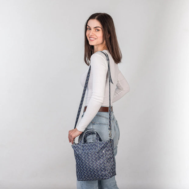 Handmade Leather Mini Tote Bag with Outside Pocket | Personalization Women's Tote Bag | Handcrafted Leather Shoulder Bag | Leather Women Bag