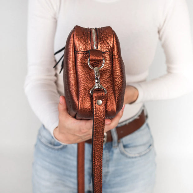 Handmade Perfect Pebble Leather Crossbody Bag | Handcrafted Leather Crossbody Women's Bag | Genuine Leather Shoulder Bag | Crossbody Purse