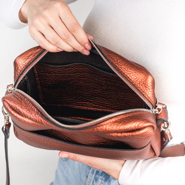 Handmade Perfect Pebble Leather Crossbody Bag | Handcrafted Leather Crossbody Women's Bag | Genuine Leather Shoulder Bag | Crossbody Purse