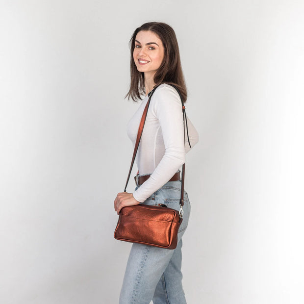 Handmade Perfect Pebble Leather Crossbody Bag | Handcrafted Leather Crossbody Women's Bag | Genuine Leather Shoulder Bag | Crossbody Purse