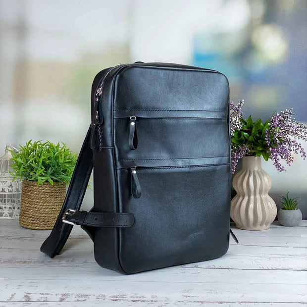 Premium Leather Backpack – Stylish & Durable Backpack for Men