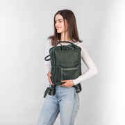 Soft Leather Backpack | Leather Backpack for Student | Leather Women Backpack with Zipper and Pockets | Genuine Leather Travel Backpack