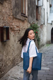 Leather Tote for Women | Tote Leather Bag for Work | Personalization shoulder bag | Leather handbag | Genuine leather handmade crossbody bag