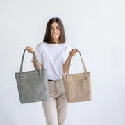 Leather Tote for Women | Tote Leather Bag for Work | Personalization shoulder bag | Leather handbag | Genuine leather handmade crossbody bag