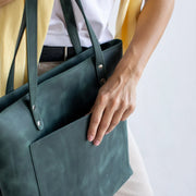 Leather Tote for Women | Tote Leather Bag for Work | Personalization shoulder bag | Leather handbag | Genuine leather handmade crossbody bag
