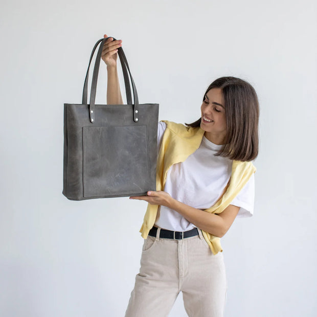 Leather Tote for Women | Tote Leather Bag for Work | Personalization shoulder bag | Leather handbag | Genuine leather handmade crossbody bag