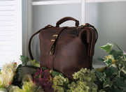 Handmade Leather Top Handle Purse: Stylish and Functional with Adjustable Shoulder Strap
