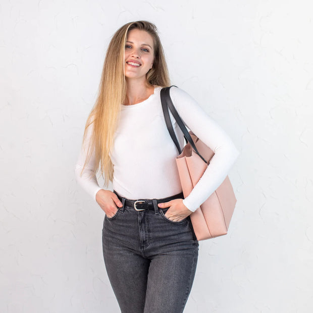 Handmade Pebbled Leather Tote Bag for Women | Genuine Pebbled Leather Shoulder Bag for Everyday Use | Leather Shoulder Women Bag
