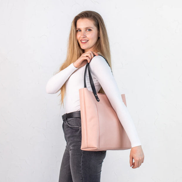 Handmade Pebbled Leather Tote Bag for Women | Genuine Pebbled Leather Shoulder Bag for Everyday Use | Leather Shoulder Women Bag