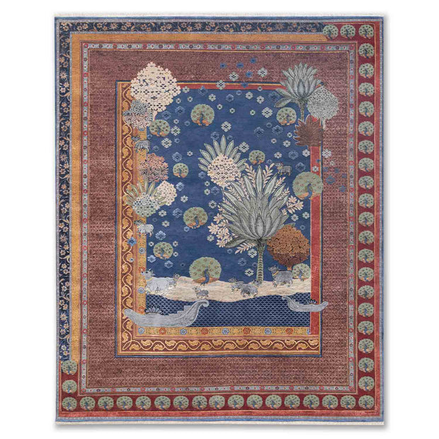 Tufted Jardin Rug 100% New Zealand Woolen High Quality Area Rug For Living, Hall, Kitchen, Dining, Drawing Play Room Carpet Indian Rug