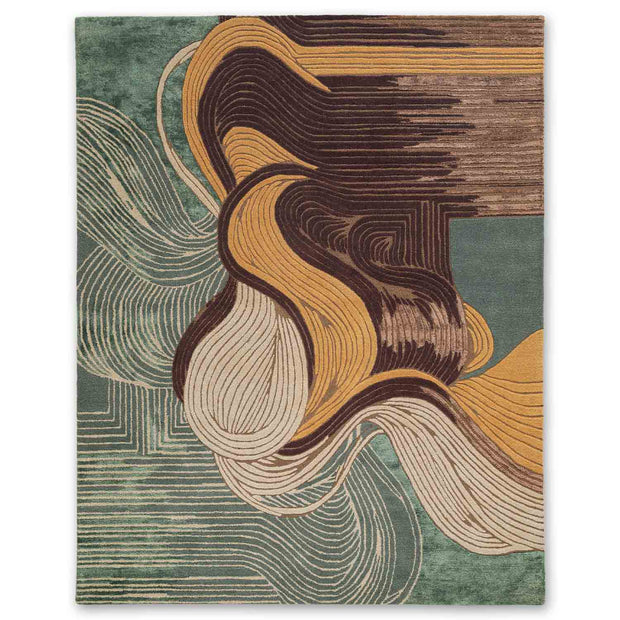 Tufted Jardin Rug 100% New Zealand Woolen High Quality Area Rug For Living, Hall, Kitchen, Dining, Drawing Play Room Carpet Indian Rug