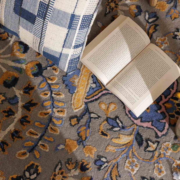 Tufted Jardin Rug 100% New Zealand Woolen High Quality Area Rug For Living, Hall, Kitchen, Dining, Drawing Play Room Carpet Indian Rug
