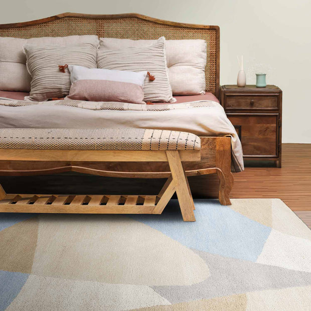 Tufted Jardin Rug 100% New Zealand Woolen High Quality Area Rug For Living, Hall, Kitchen, Dining, Drawing Play Room Carpet Indian Rug