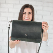 Leather Crossbody Bag for Women’s • Minimalist Leather Purse • Small Leather Shoulder Bag • Girl Everyday Crossbody Purse