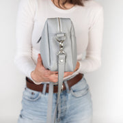 Genuine Pebbeld Leather Crossbody Bag for Everyday Use | Handmade Leather Crossbody Purse with Zipper | Personalization Leather Shoulder Bag
