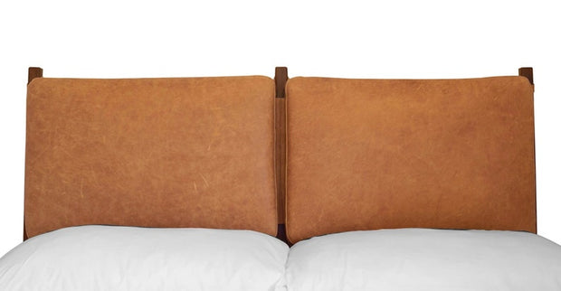 Customized Genuine Leather Headboard Cover, Headboard Cushion, Queen Size Headboard, Wall Hang Cushion Cover, Hanging Leather Headboard