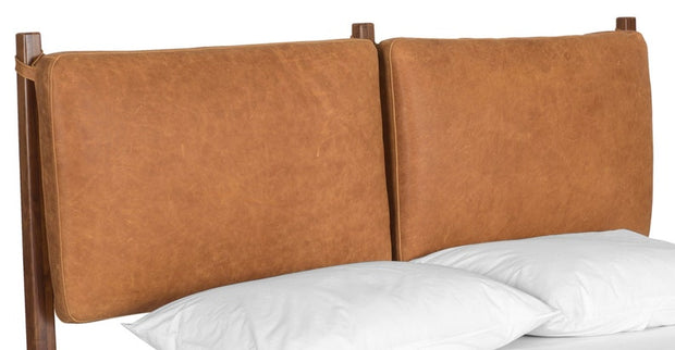 Customized Genuine Leather Headboard Cover, Headboard Cushion, Queen Size Headboard, Wall Hang Cushion Cover, Hanging Leather Headboard