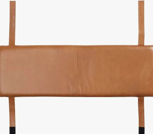Custom genuine leather replacement cushions. Ideal for benches, mid-century chairs, Leather Bench Cushion