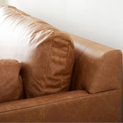 Custom genuine leather replacement cushions. Ideal for benches, mid-century chairs