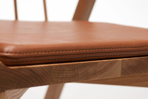 Leather chair pads, Chair Cushions with Ties, Square Indoor Seat Pad Upholstery Leather