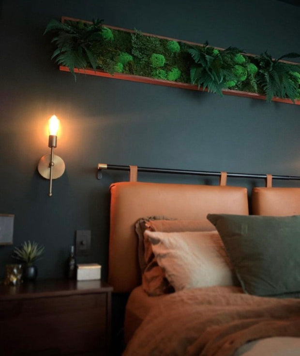 Customized Genuine Leather Headboard Cover, Headboard Cushion, Queen Size Headboard, Wall Hang Cushion Cover, Hanging Leather Headboard