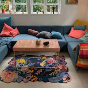 Tufted Jardin Rug 100% New Zealand Woolen High Quality Area Rug For Living, Hall, Kitchen, Dining, Drawing Play Room Carpet Indian Rug