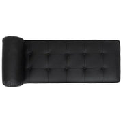 Bench with Full Grain Leather Upholstered Cushion
