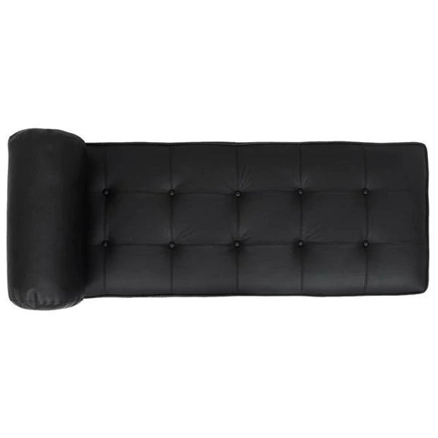Bench with Full Grain Leather Upholstered Cushion
