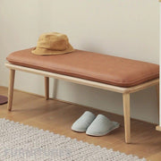 Custom genuine leather replacement cushions. window cushion cover, Ideal for benches, mid-century chairs, Leather Bench Cushion