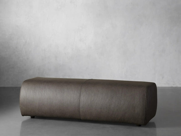 Bench with Full Grain Leather