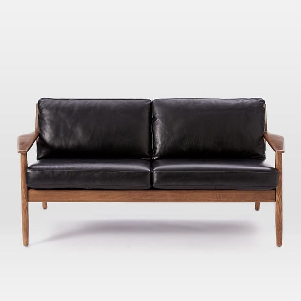 Custom genuine leather replacement cushions. Ideal for benches, mid-century chairs,love seats